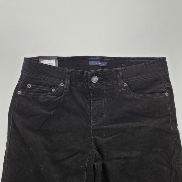 NWT$52 Tommy Hilfiger Modern Bootcut Black Pants Womens Size 6R - Picture 2 of 5